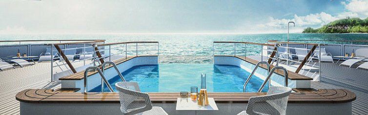 Piscine du bateau de croisière Le Lapérouse
