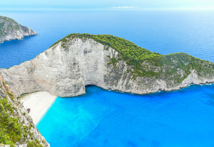 Panorama sur des îles grecques