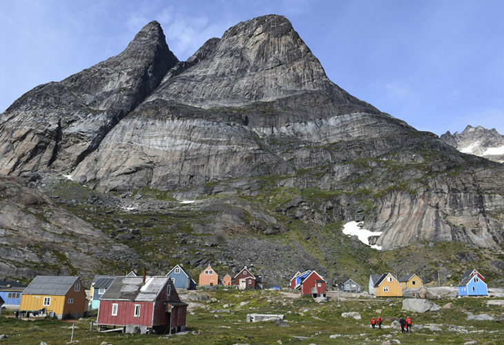 Maisons colorées du Groenland
